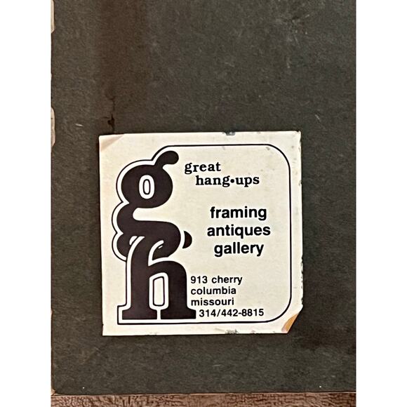 Frank Stack Etching "House With a Turret"-Signed-Numbered-Framed-Print-Fine Art - Picture 11 of 11